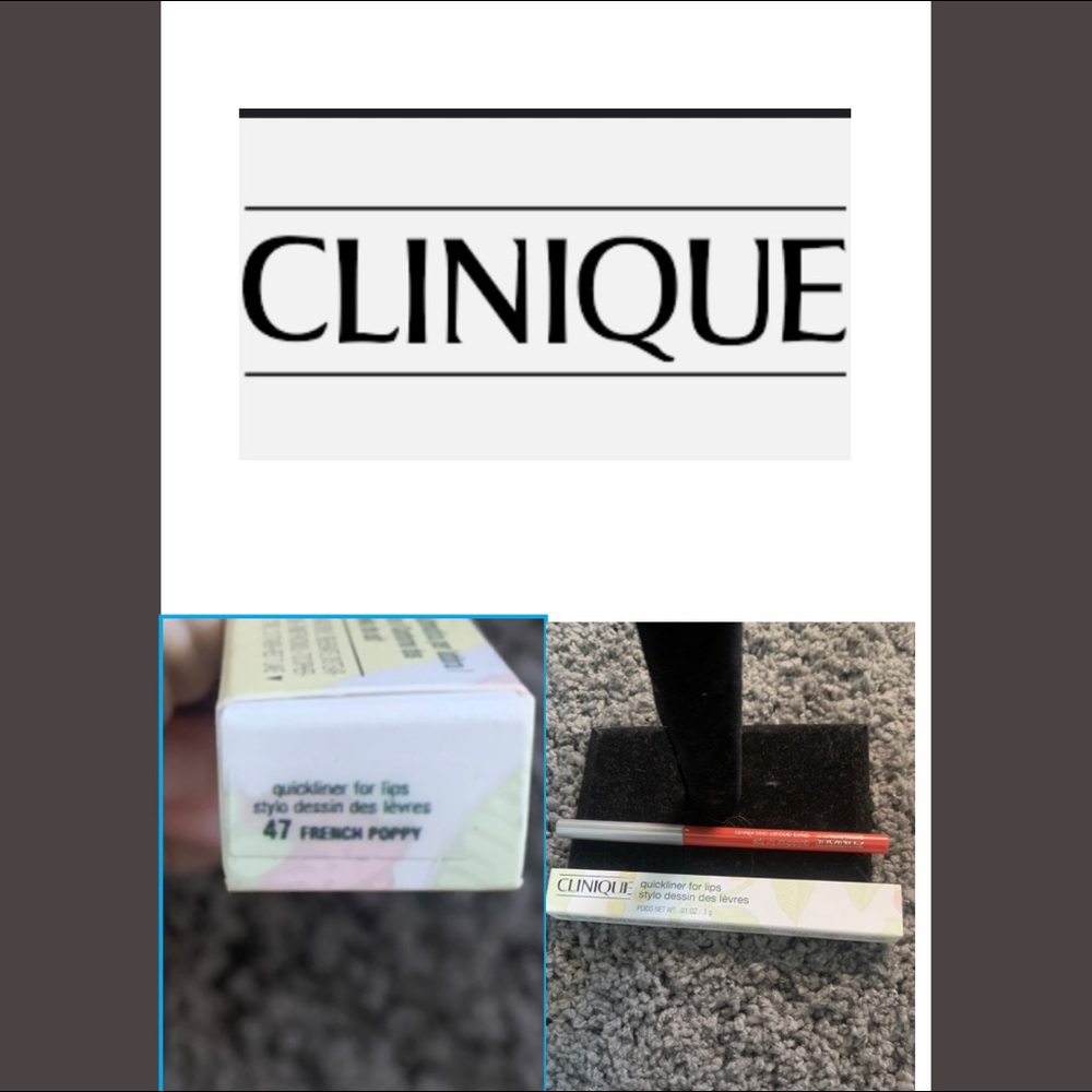 Clinique quick liner for lips in French Poppy new in box